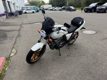 1994 Honda CB 400 Super Four, белый, 295000 рублей, вид 2