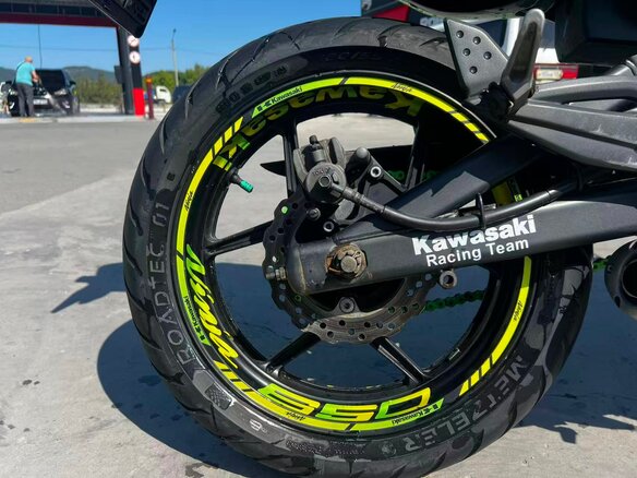 2008 Kawasaki ER-6F (Ninja 650R), зелёный, 375000 рублей - вид 1