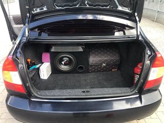 2011 Hyundai Accent ТагАЗ II, чёрный, 400000 рублей, вид 5