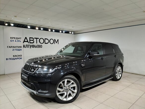 2019 Land Rover Range Rover Sport II Рестайлинг, чёрный