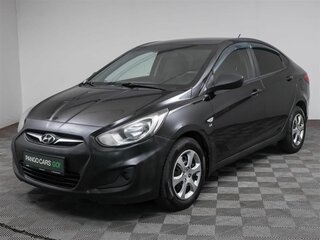 2011 Hyundai Solaris I, чёрный, 599000 рублей, вид 1