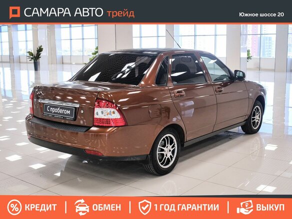 2017 Lada (ВАЗ) Priora I Рестайлинг, коричневый, 649000 рублей - вид 1