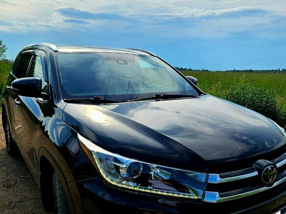 2018 Toyota Highlander III (XU50) Рестайлинг, чёрный, 3700000 рублей - вид 12