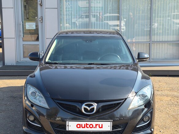 2010 Mazda 6 II (GH) Рестайлинг, чёрный - вид 2