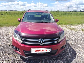 2011 Volkswagen Tiguan I Рестайлинг, красный, 1300000 рублей, вид 1