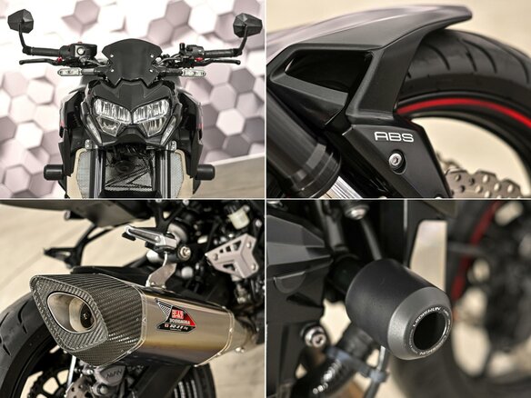 2020 Kawasaki Z 900, чёрный - вид 9