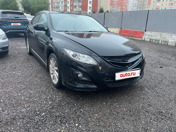 2011 Mazda 6 II (GH) Рестайлинг, чёрный, 620000 рублей - вид 1