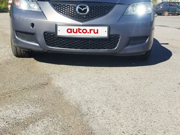2007 Mazda 3 I (BK) Рестайлинг, серый, 415000 рублей - вид 2