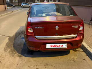 2010 Renault Logan I Рестайлинг, красный, 235000 рублей, вид 2