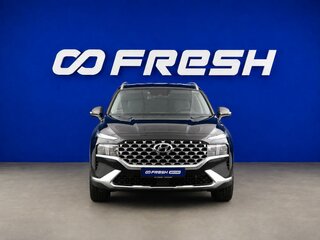 2021 Hyundai Santa Fe IV Рестайлинг, чёрный, 3813444 рублей, вид 3
