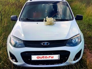 2016 Lada (ВАЗ) Kalina Cross II, белый, 500000 рублей, вид 1
