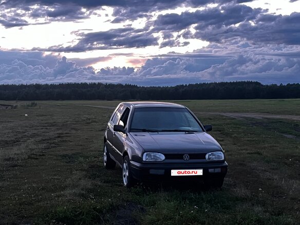 1993 Volkswagen Golf III, серый - вид 2