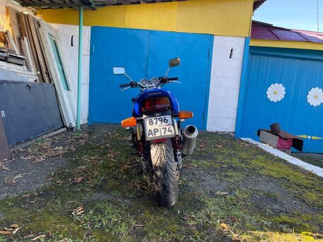2001 Honda CB 400 Super Four, синий, 400000 рублей, вид 4