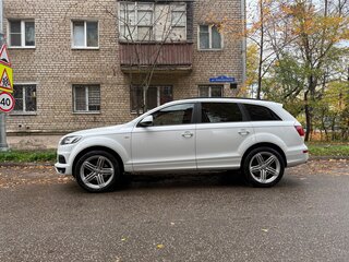 2012 Audi Q7 8-speed I (4L) Рестайлинг, белый, 2490000 рублей, вид 4