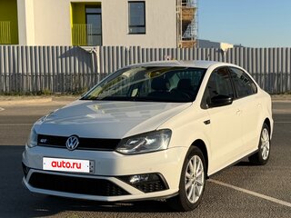 2017 Volkswagen Polo V Рестайлинг, белый, 1335000 рублей, вид 4