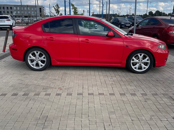 2008 Mazda 3 I (BK) Рестайлинг, красный, 515000 рублей - вид 2