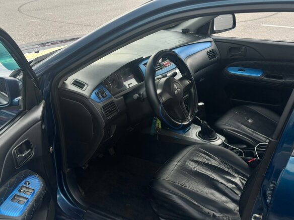 2006 Mitsubishi Lancer IX Рестайлинг, синий, 240000 рублей - вид 11