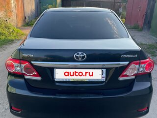 2012 Toyota Corolla X (E140, E150) Рестайлинг, чёрный, 950000 рублей, вид 2