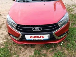 2016 Lada (ВАЗ) Vesta I, красный, 880000 рублей, вид 2