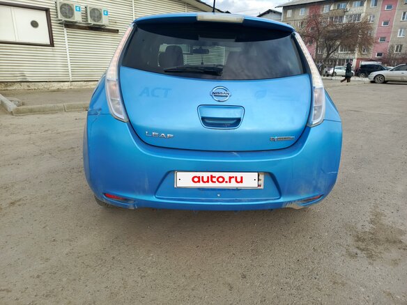 2011 Nissan Leaf I (ZE0/AZE0), голубой - вид 12