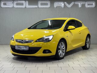 2013 Opel Astra GTC J Рестайлинг, жёлтый, 770000 рублей, вид 1