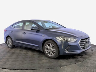 2017 Hyundai Elantra VI (AD), синий, 1275000 рублей, вид 3