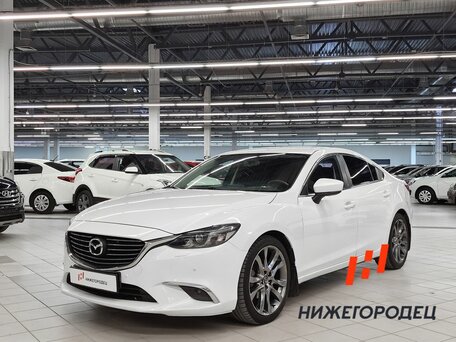 2017 Mazda 6 III (GJ) Рестайлинг, белый, 1709000 рублей, вид 1