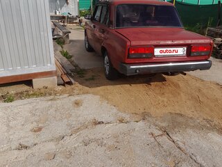 2007 Lada (ВАЗ) 2107, красный, 130000 рублей, вид 2
