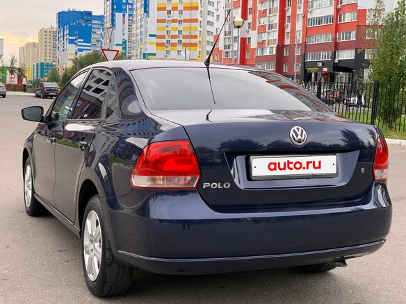 2012 Volkswagen Polo V, синий - вид 5