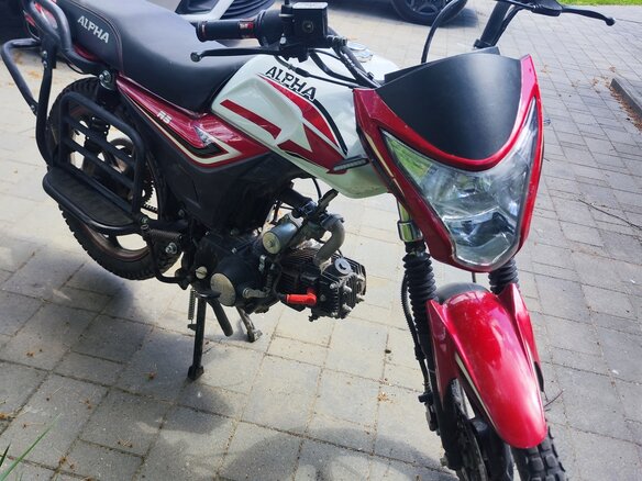 2021 Motoland Alpha RS, красный, 54000 рублей