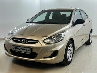 2014 Hyundai Solaris I, бежевый, 835000 рублей, вид 1