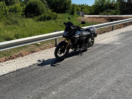 2024 Honda CB 200X, синий, 320000 рублей, вид 5