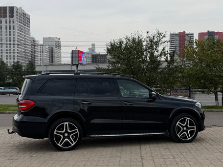2016 Mercedes-Benz GLS 500 I (X166), чёрный, 4050000 рублей, вид 4
