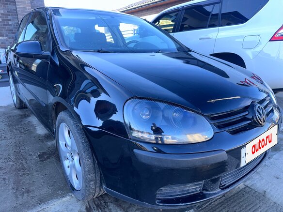 2004 Volkswagen Golf V, чёрный, 499000 рублей - вид 11