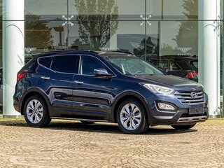2013 Hyundai Santa Fe III, синий, 1435000 рублей, вид 3