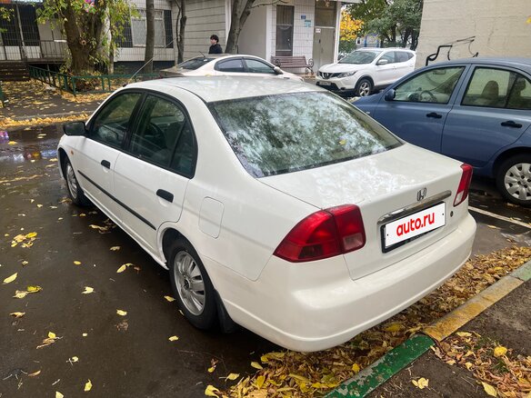 2002 Honda Civic VII, белый, 350000 рублей - вид 5