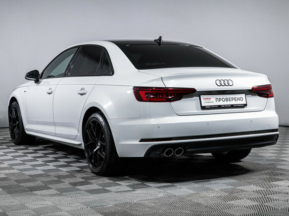 2017 Audi A4 V (B9), белый - вид 6