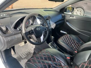 2015 Hyundai Solaris I Рестайлинг, белый, 826000 рублей, вид 5