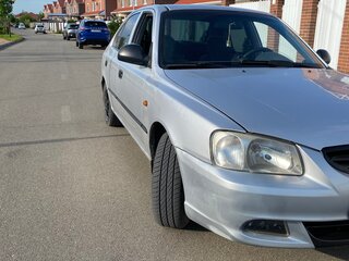 2006 Hyundai Accent ТагАЗ II, серебристый, 470000 рублей, вид 2