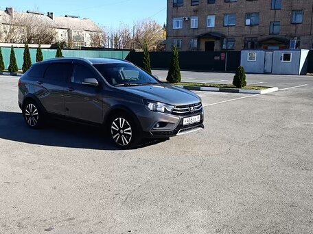 2019 Lada (ВАЗ) Vesta SW Cross I, серый, 970000 рублей, вид 3