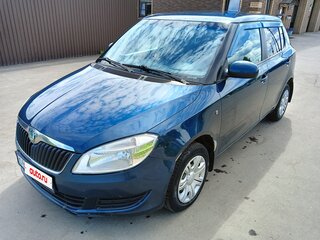 2012 Skoda Fabia II Рестайлинг, синий, 480000 рублей, вид 2