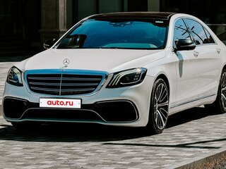 2018 Mercedes-Benz S-Класс 450 Long VI (W222, C217) Рестайлинг, белый, 3500000 рублей, вид 3