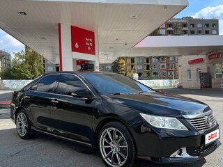 2012 Toyota Camry VII (XV50), чёрный, 1340000 рублей, вид 3