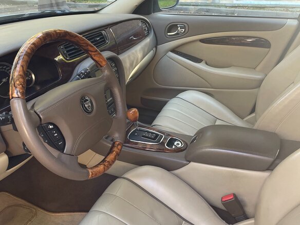 2007 Jaguar S-Type I Рестайлинг, голубой, 800000 рублей - вид 9