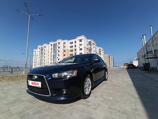 2013 Mitsubishi Lancer X Рестайлинг, синий, 950000 рублей, вид 1