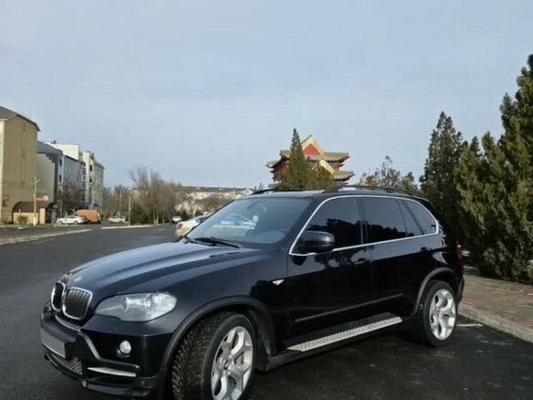 2007 BMW X5 3.0d II (E70), чёрный, 1650000 рублей