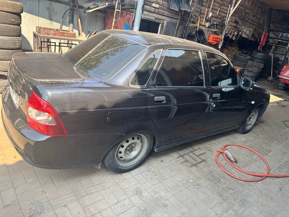 2010 Lada (ВАЗ) Priora I, чёрный, 240000 рублей - вид 6