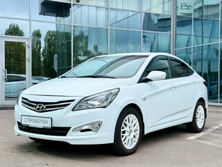 2016 Hyundai Solaris I Рестайлинг, белый, 687000 рублей, вид 1
