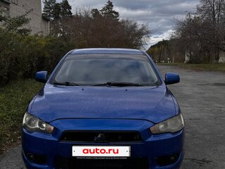 2008 Mitsubishi Lancer X, синий, 500000 рублей, вид 2
