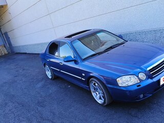 2004 Kia Magentis I Рестайлинг, синий, 470000 рублей, вид 2